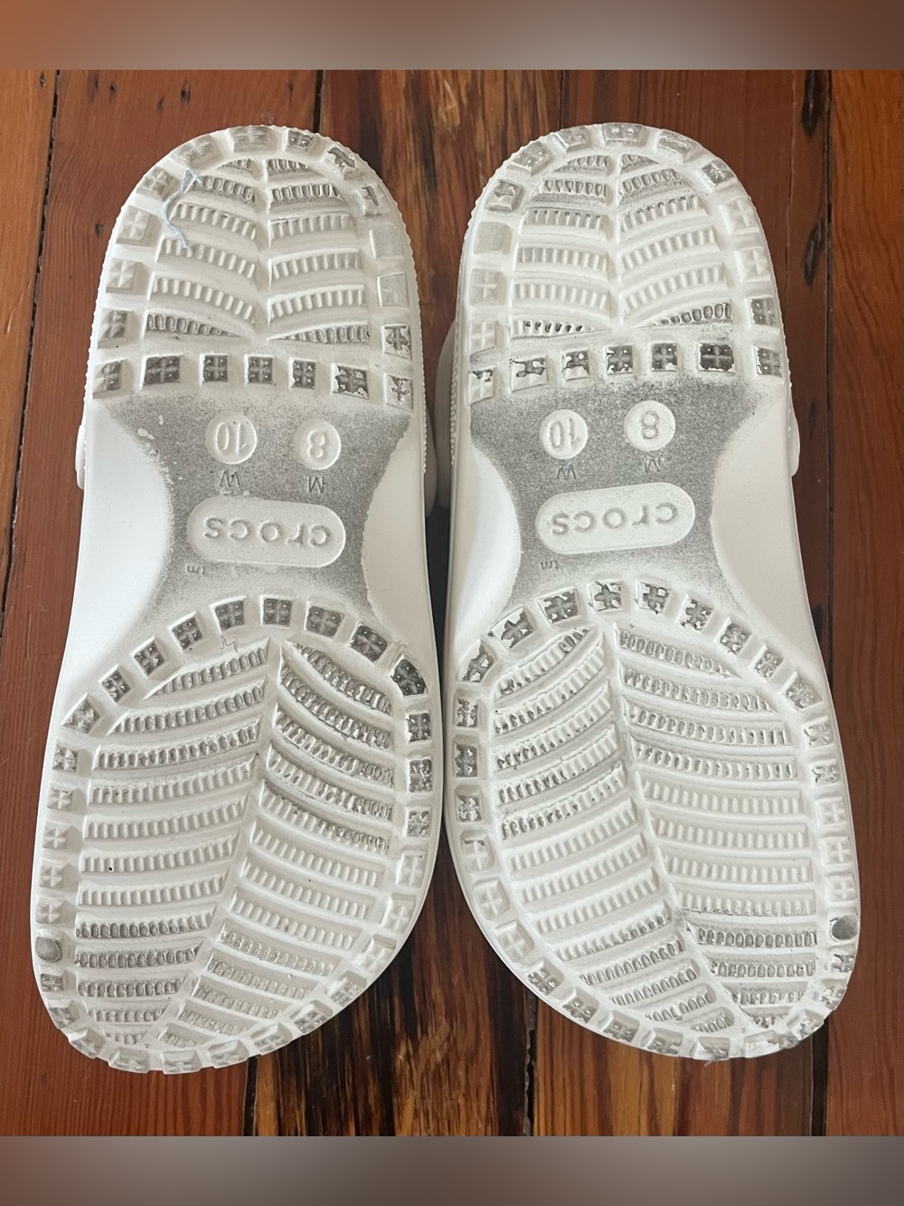 Crocs Classic Canvas Clogs Khaki Beige Women’s Size 10 - Picture 4 of 5
